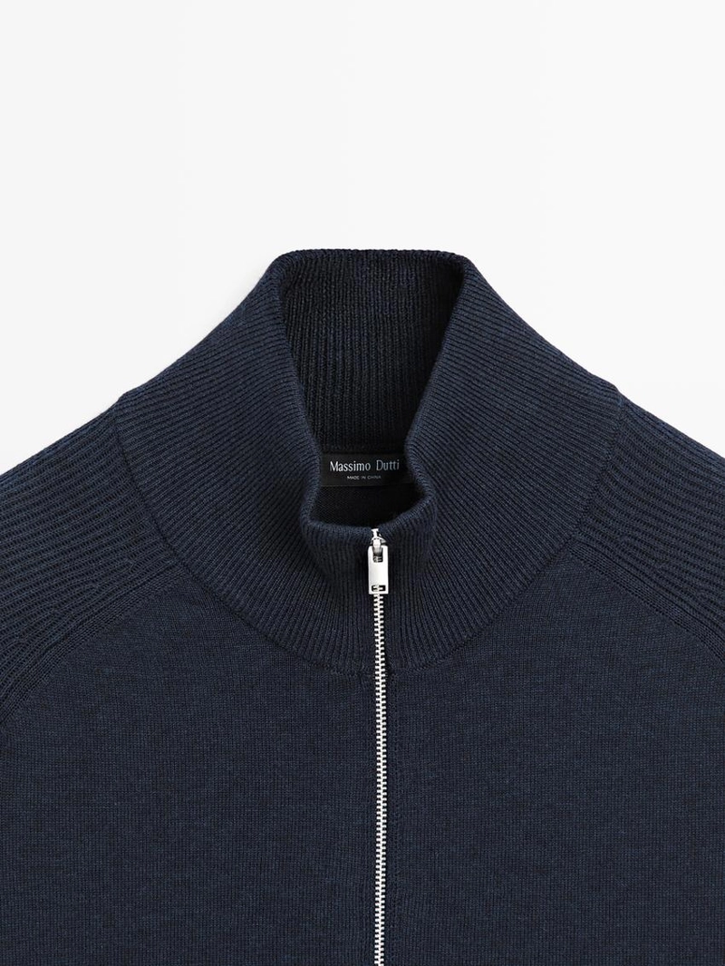 Кардиган из хлопкового микса с рукавами реглан