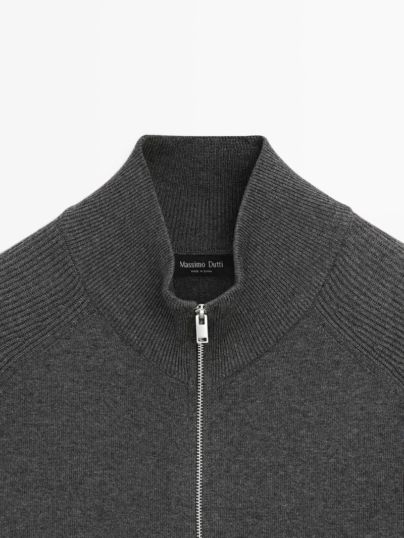 Кардиган из хлопкового микса с рукавами реглан