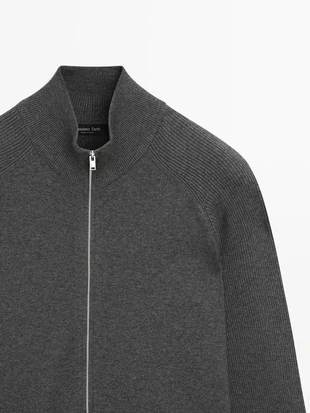 Кардиган из хлопкового микса с рукавами реглан- Заказать в России