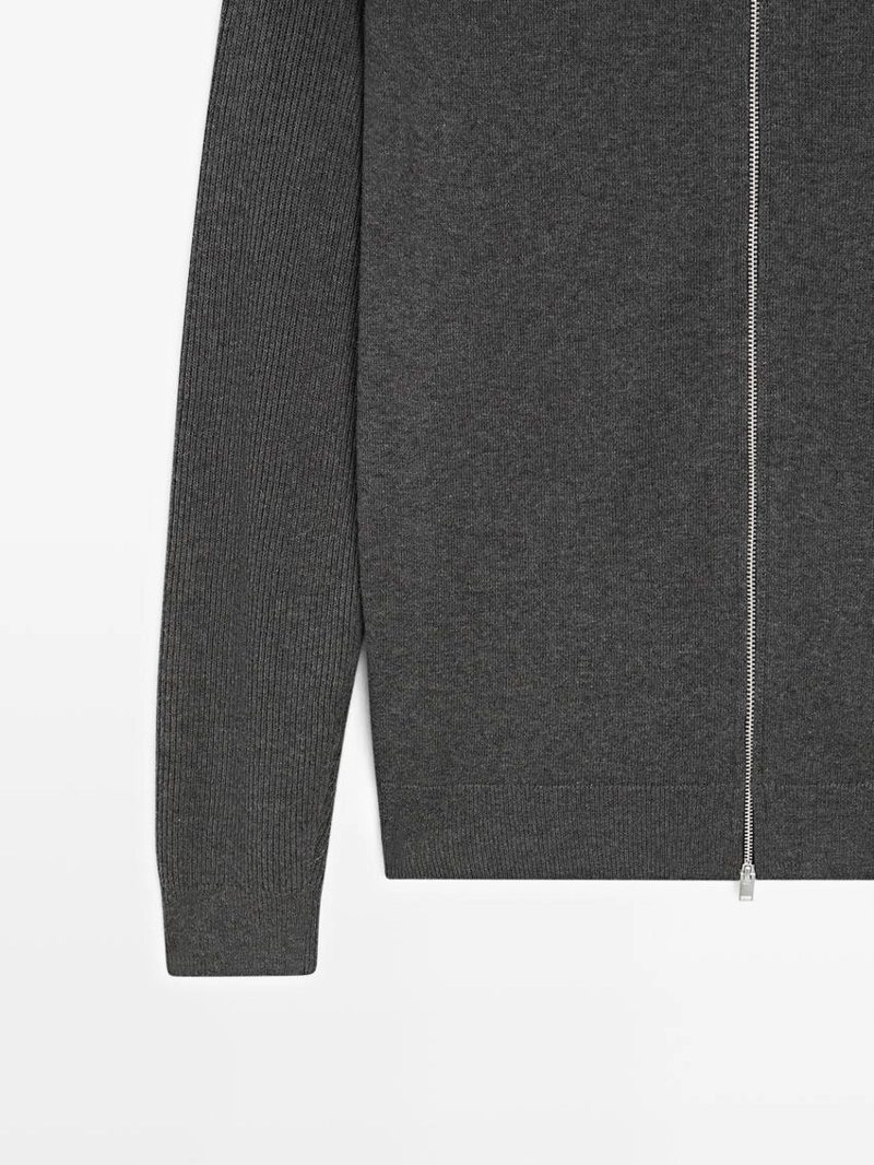 Кардиган из хлопкового микса с рукавами реглан