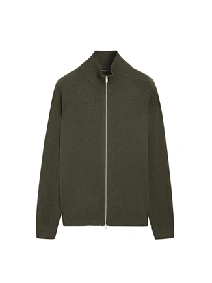 Кардиган из хлопкового смесового трикотажа с рукавами реглан- Заказать в России