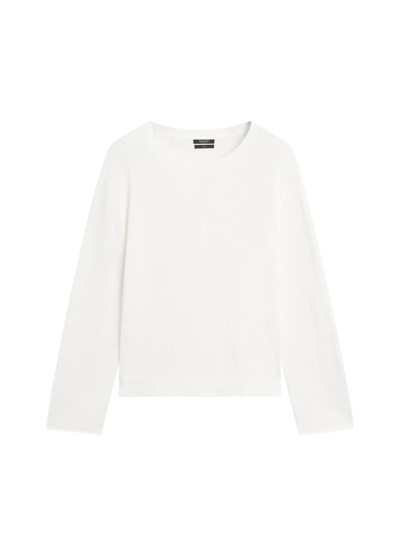 Трикотажный свитер из мерсеризованного хлопка