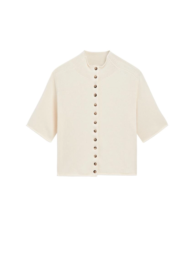 Кофточка с короткими рукавами и запахом