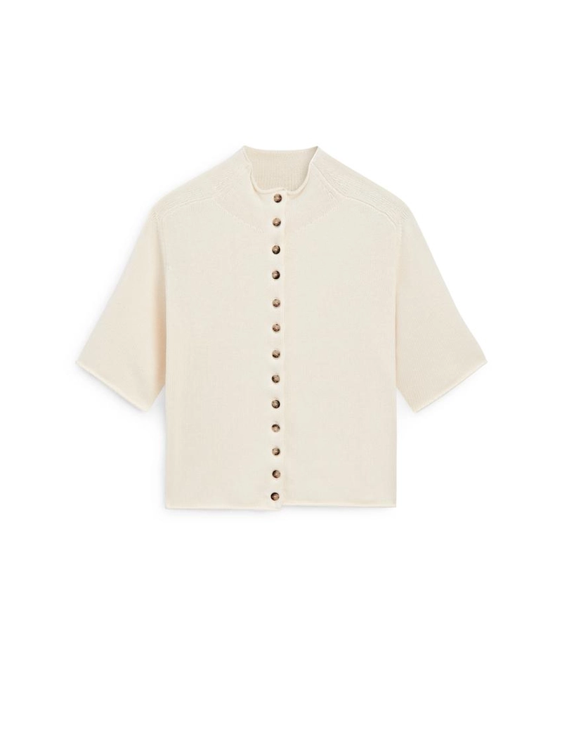 Кофточка с короткими рукавами и запахом