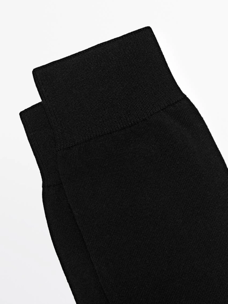 Носки из хлопкового смесового трикотажа