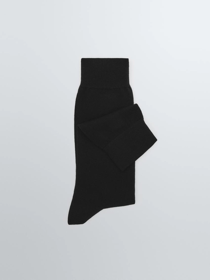 Носки из хлопкового смесового трикотажа