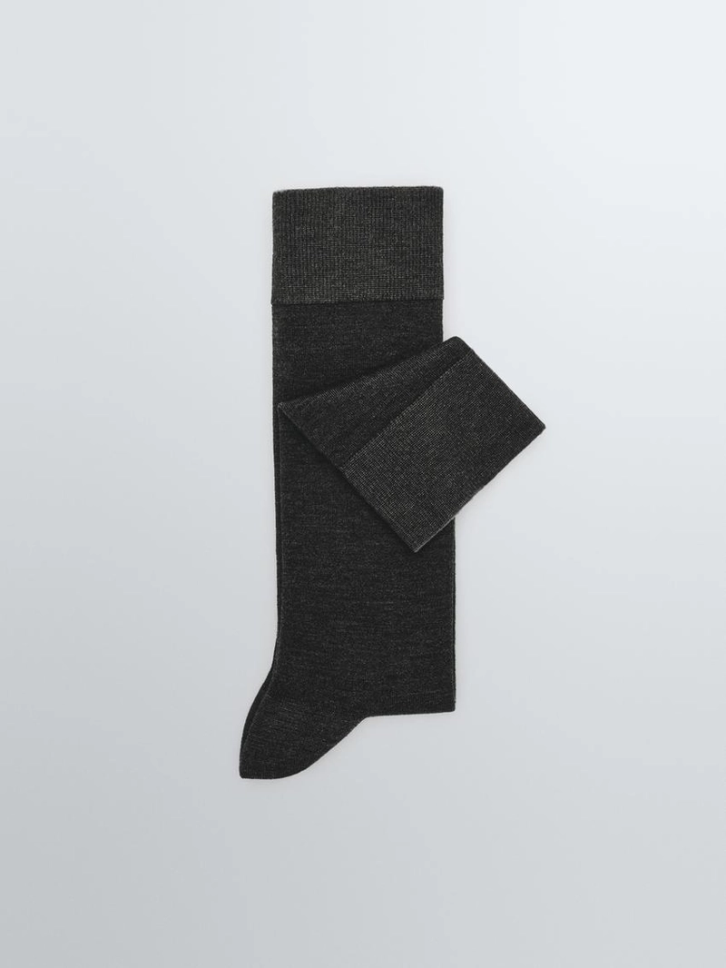 Носки из шелково-хлопковой смеси