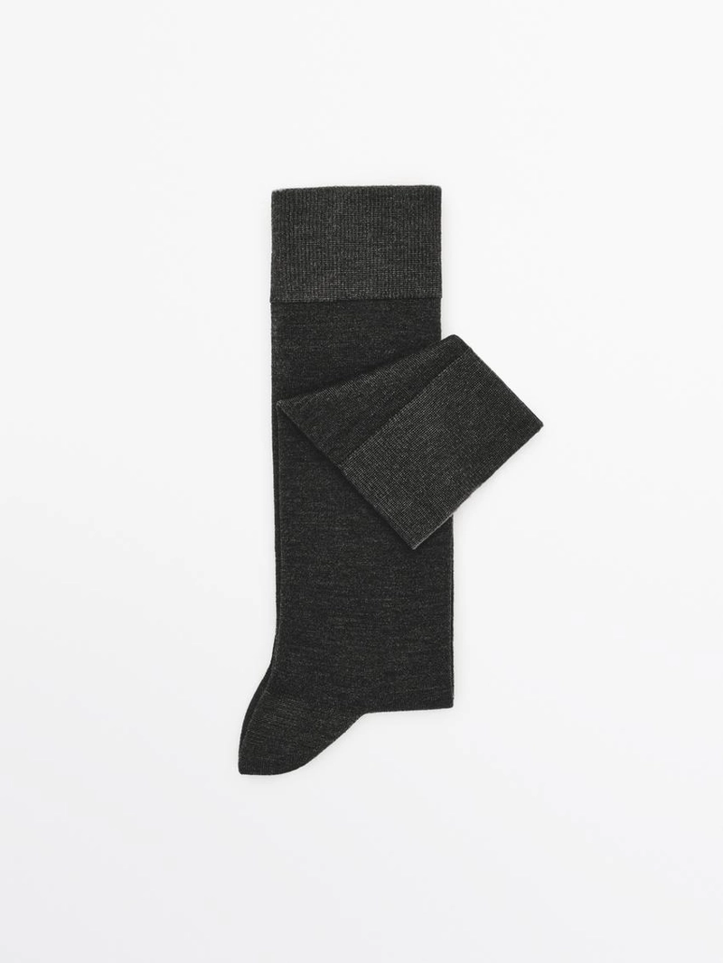 Носки из шелково-хлопковой смеси