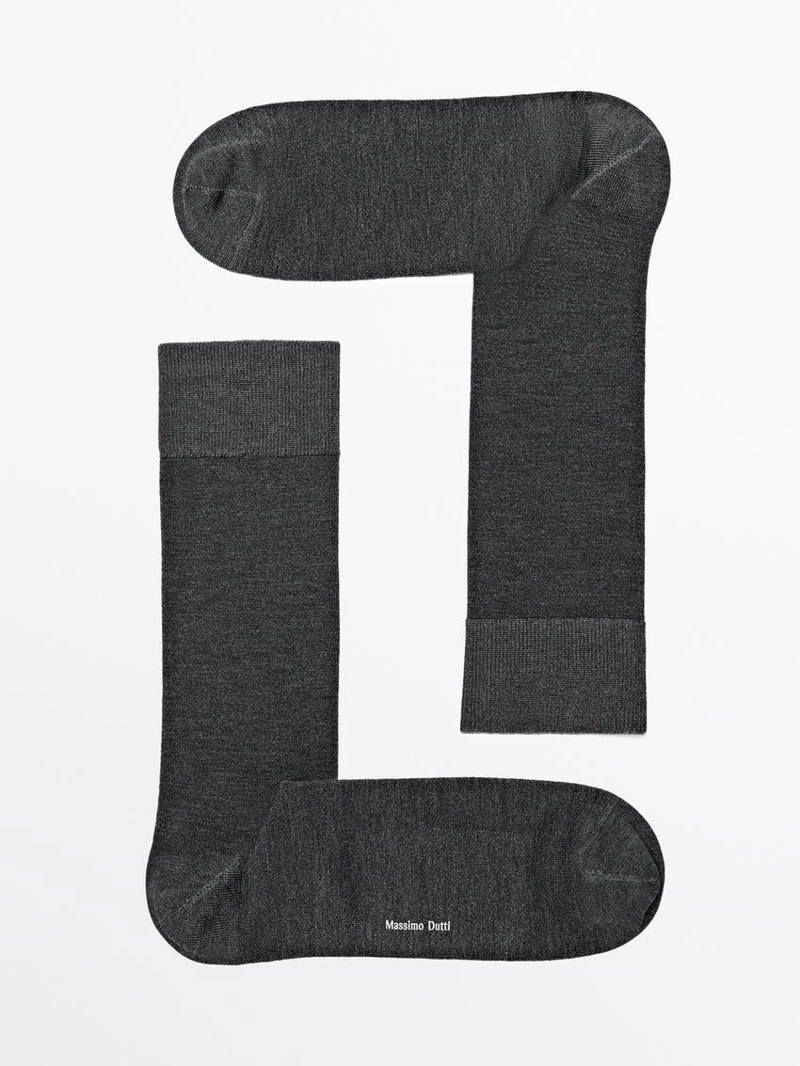 Носки из шелково-хлопковой смеси