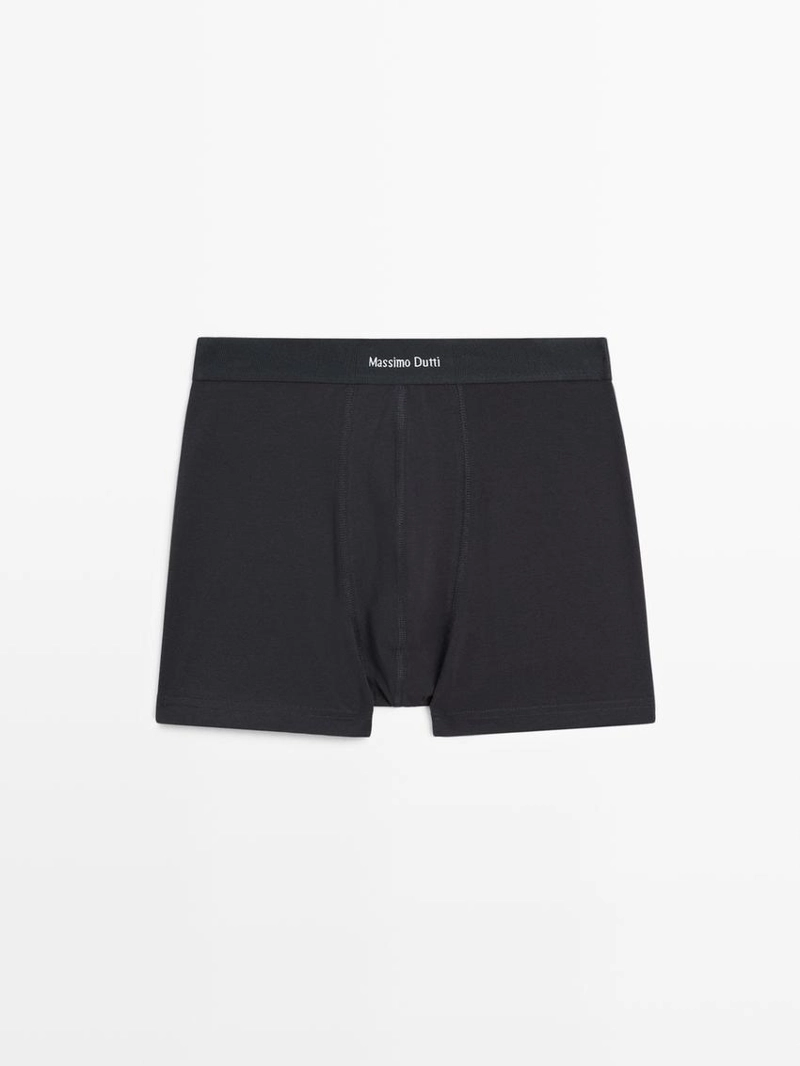 Трусы с логотипом на поясе