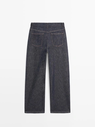 Джинсы бочонками с высокой посадкой и прямыми брючинами- Заказать в России