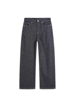 Джинсы бочонками с высокой посадкой и прямыми брючинами- Заказать в России