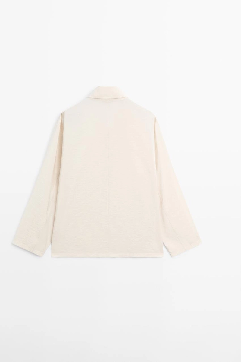 Асимметричная рубашка с пуговицами