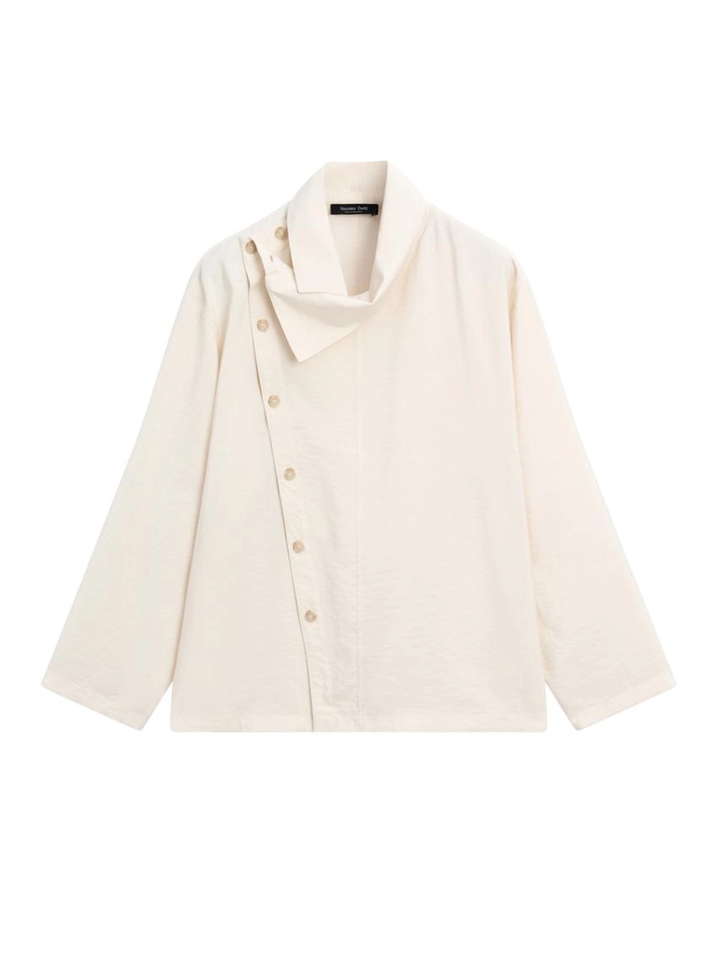 Асимметричная рубашка с пуговицами