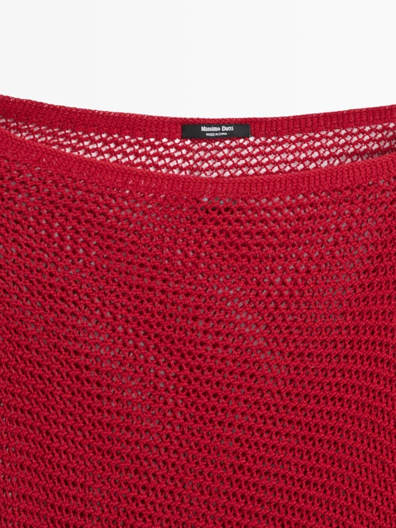 Асимметричная накидка из хлопкового микса