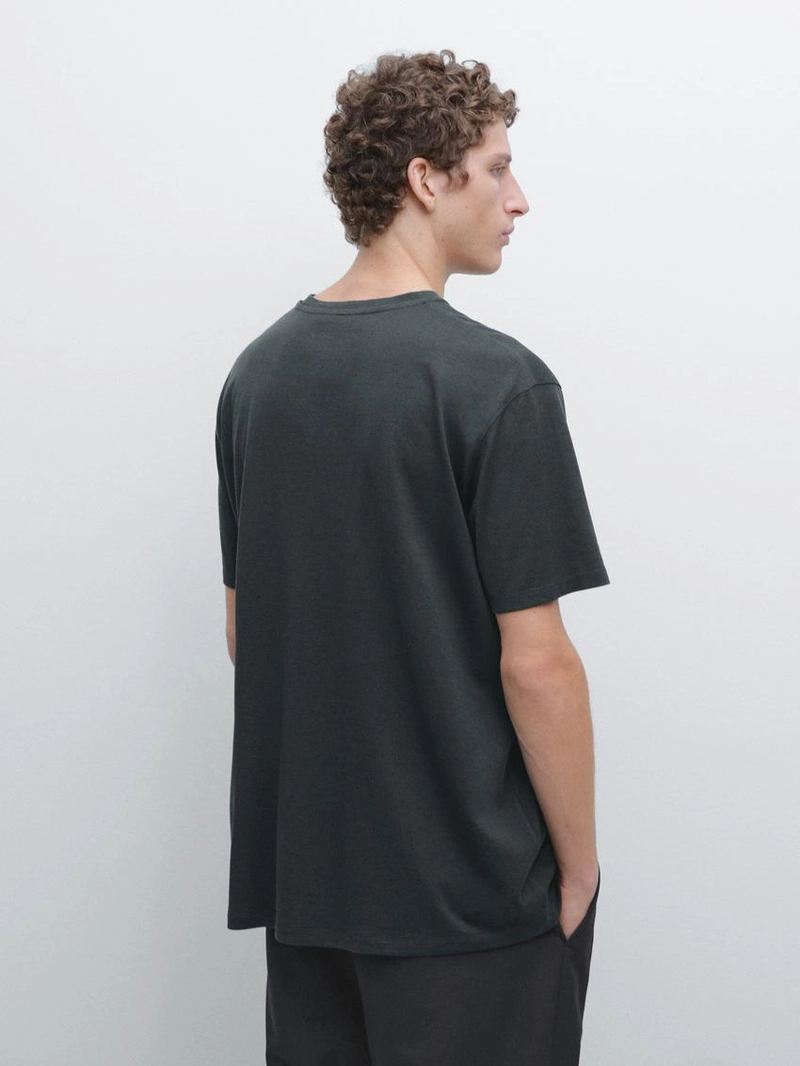 Футболка с коротким рукавом из хлопкового микса