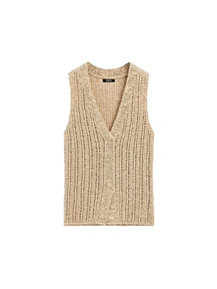 Жилет из кружева cutwork- Заказать в России