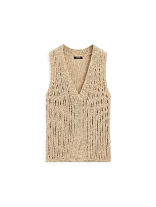 Жилет из кружева cutwork- Заказать в России