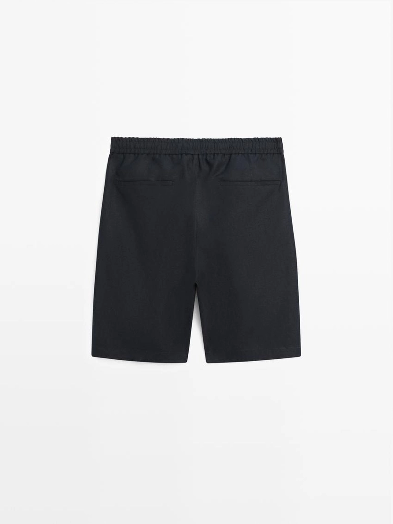 Бермуды из 100% льна