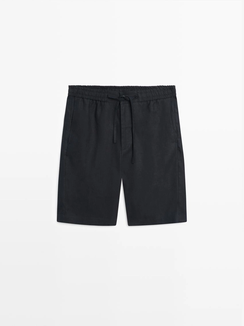 Бермуды из 100% льна