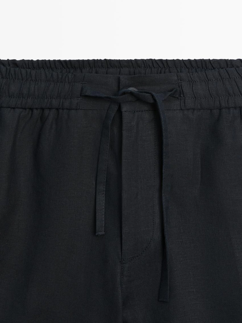 Бермуды из 100% льна