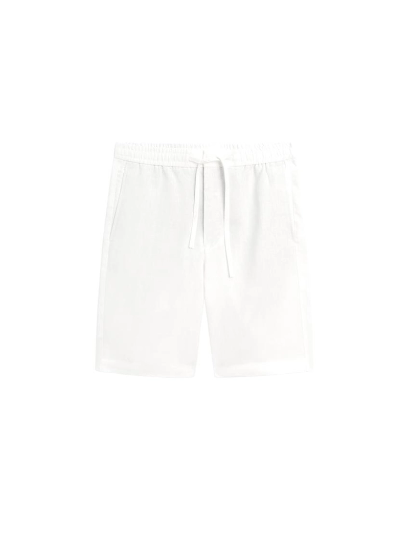 100% льняные шорты-бермуды