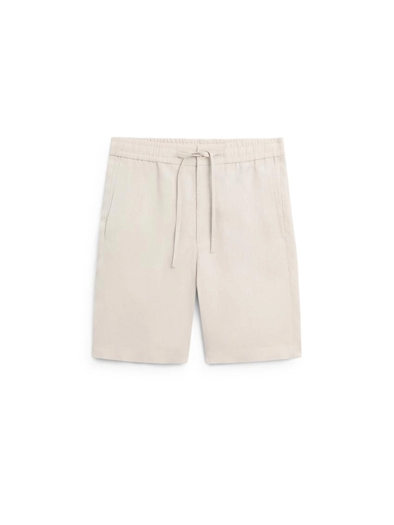 Шорты-бермуды из 100% льна