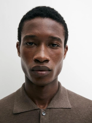 Поло свитер из льняного трикотажа- Заказать в России