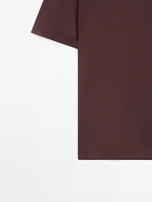 Футболка с коротким рукавом из 100% хлопка- Заказать в России