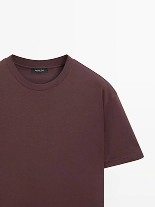 Футболка с коротким рукавом из 100% хлопка- Заказать в России