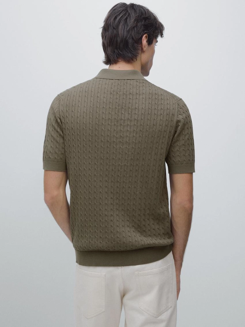 Поло из кулирной 100% хлопковой ткани