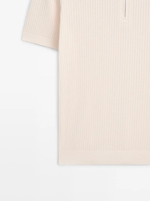 Свитер-поло с застежкой-молнией на четверть- Заказать в России