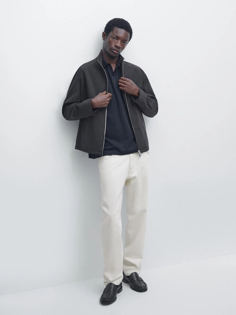 Поло из 100% хлопка с короткими рукавами