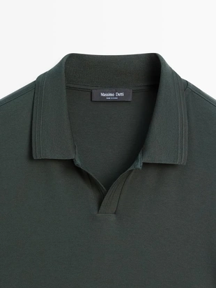 Поло с коротким рукавом из 100% хлопка- Заказать в России