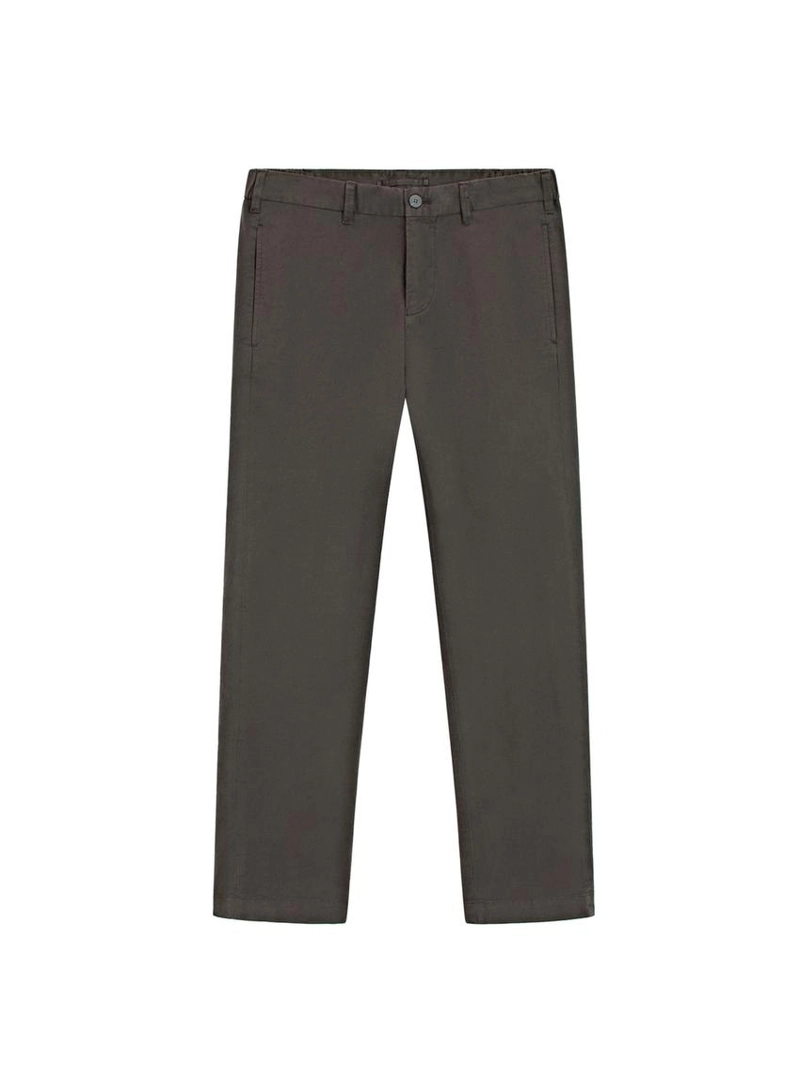 Брюки slim fit из хлопкового смесового материала