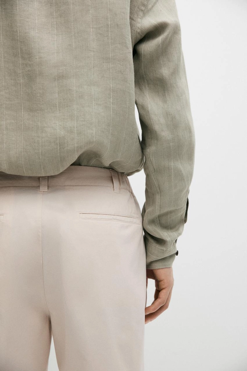 Хлопковые бермуды с деталями на поясе