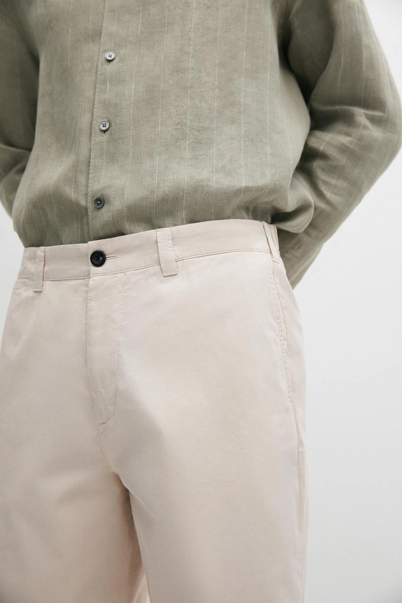 Хлопковые бермуды с деталями на поясе