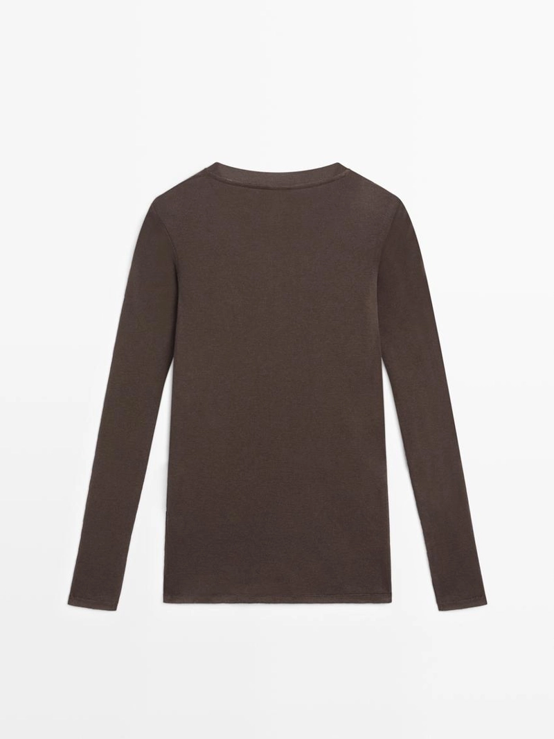 Футболка из 100% хлопка с воротником