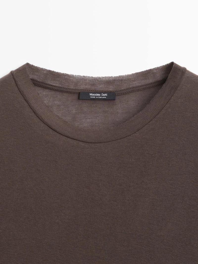 Футболка из 100% хлопка с воротником