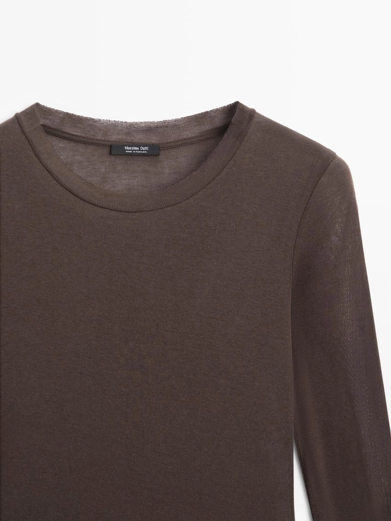 Футболка из 100% хлопка с воротником