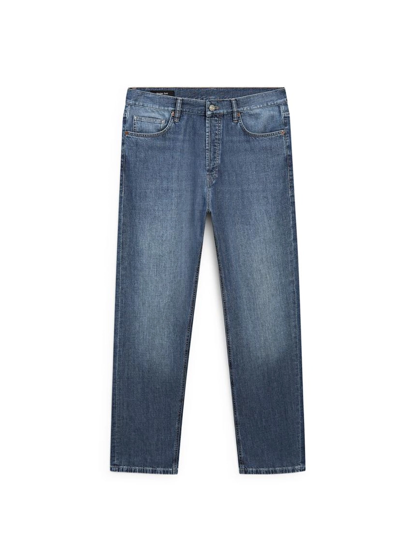 Легкие джинсы прямого кроя