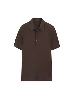 Поло из хлопково-смешаного трикотажа- Заказать в России