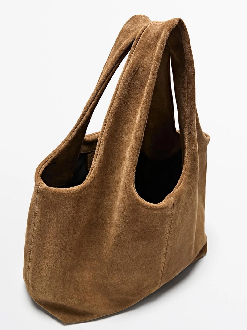 Сумка для покупок из натуральной разделочной кожи