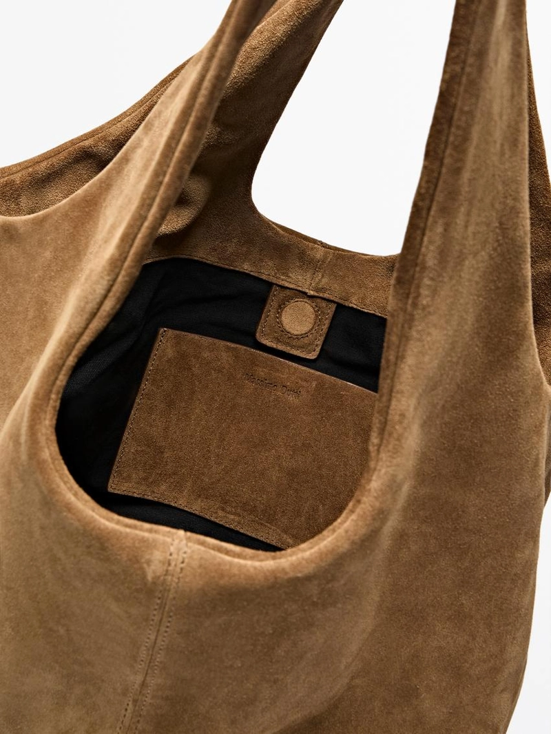 Сумка для покупок из натуральной разделочной кожи