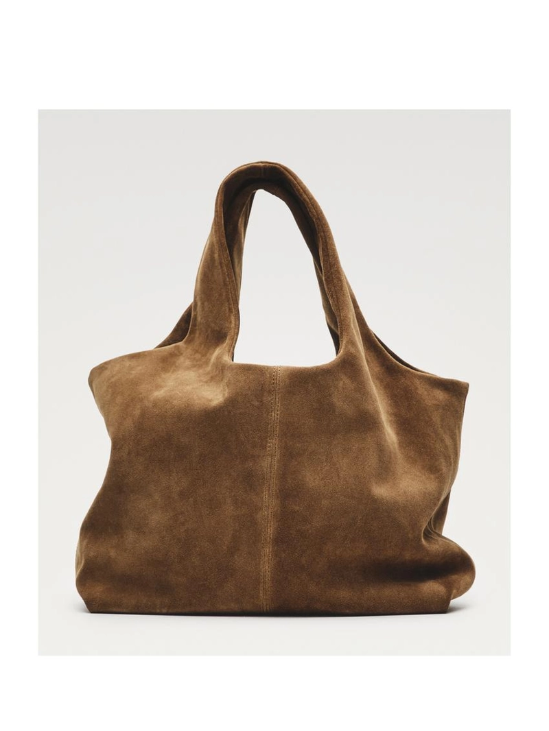 Сумка для покупок из натуральной разделочной кожи