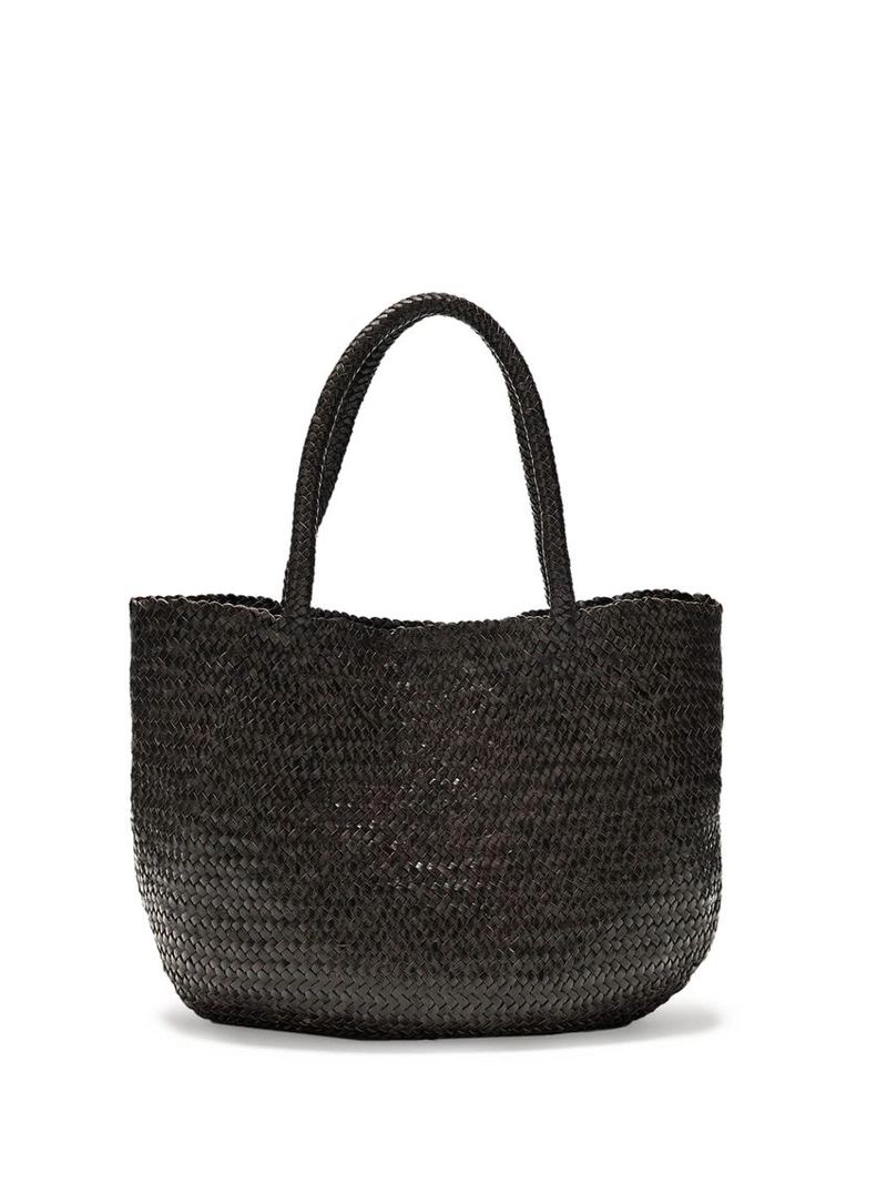 Сумка-тоут из плетеной натуральной кожи