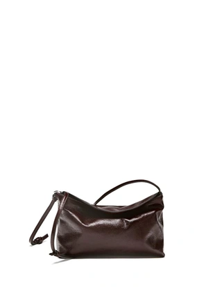 Сумка-клатч через плечо из наппы- Заказать в России