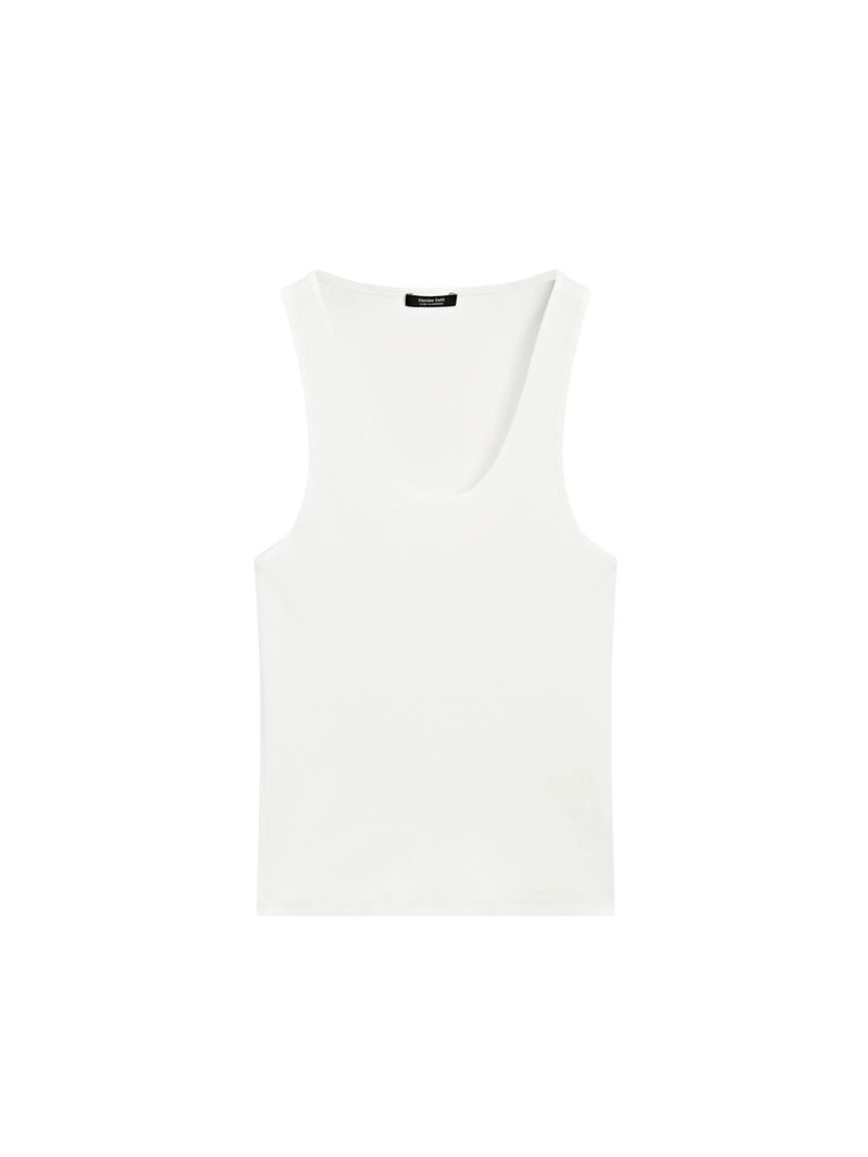 Топ с открытым горловым вырезом и бретельками