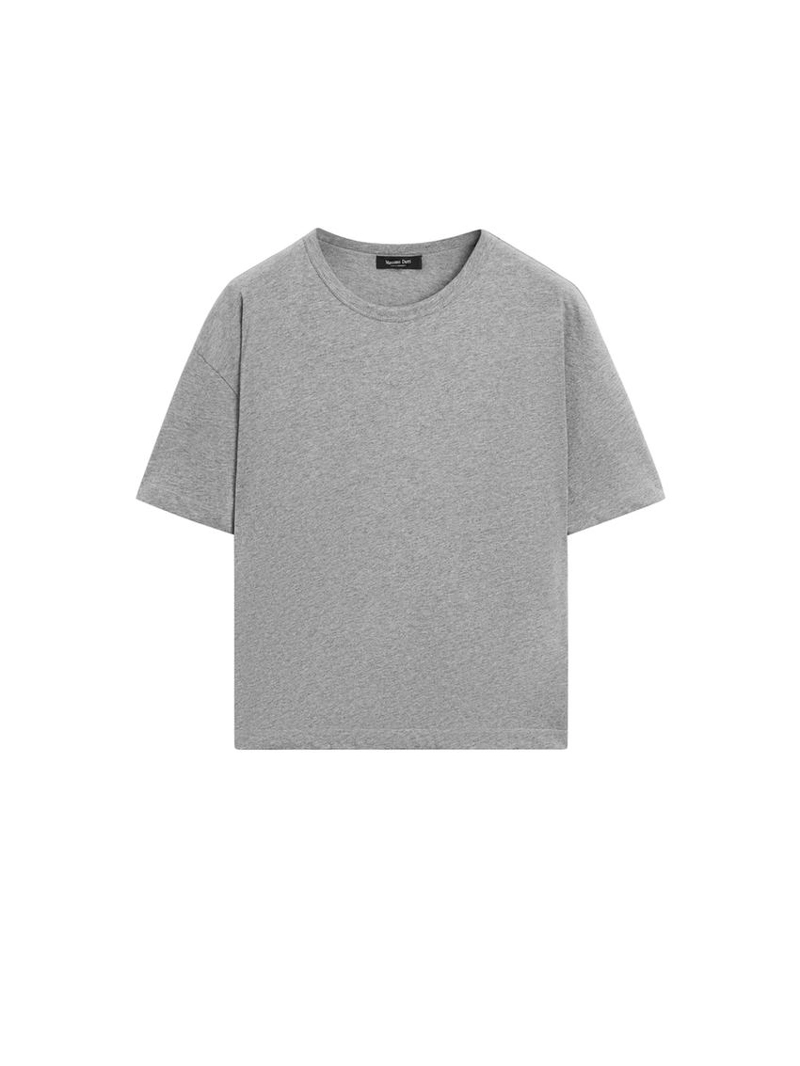 Футболка с короткими рукавами из хлопка в стиле баллон