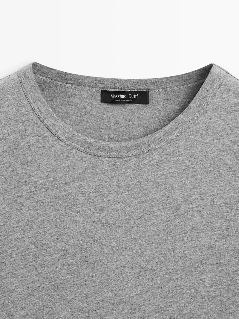 Футболка с короткими рукавами из хлопка в стиле баллон